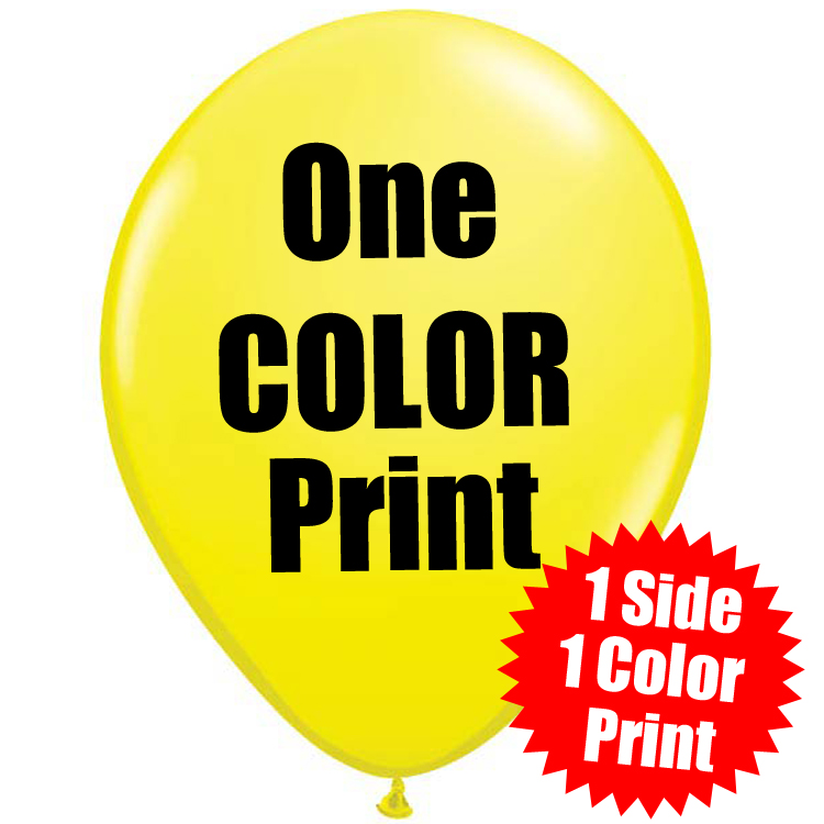 balloon printing 1 colour